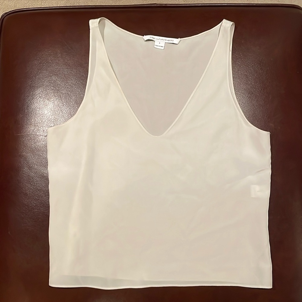 Dianne Von Furstenberg- Cream Women’s Top - Sz 6